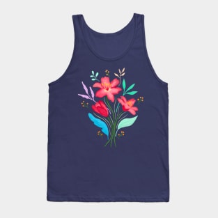 Floral Watercolor Tank Top